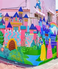 Songwol Dong Fairy Tale Village Diamond Painting