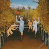 The Football Players By Henri Rousseau Diamond Painting