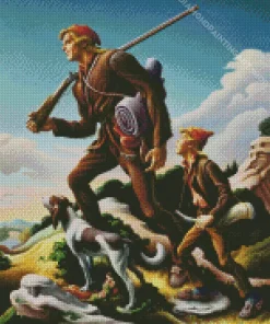 Thomas Hart Benton The Kentuckian Diamond Painting