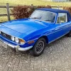 Vintage Blue Triumph Stag Diamond Painting