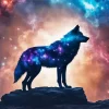 Aesthetic Galaxy Wolf Art Diamond Painting