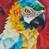 Aesthetic Geometric Parrot Art Diamond Painting