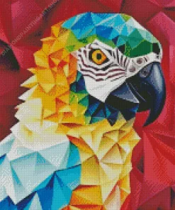 Aesthetic Geometric Parrot Art Diamond Painting