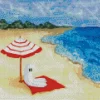 Aesthetic Ghost At The Beach Art Diamond Painting