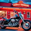 Aesthetic Harley Davidson Diamond Painting