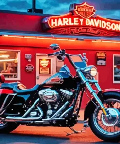 Aesthetic Harley Davidson Diamond Painting