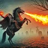 Aesthetic Headless Horseman Art Diamond Painting