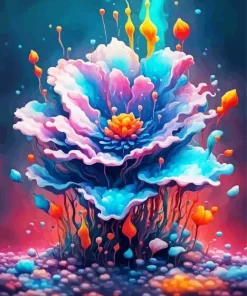 Aesthetic Magical Flower Diamond Painting