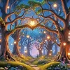 Aesthetic Magical Forest Diamond Painting