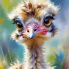 Aesthetic Ostrich Diamond Painting