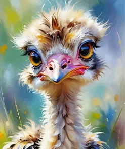 Aesthetic Ostrich Diamond Painting