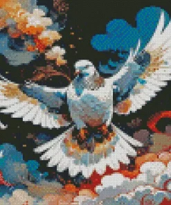 Aesthetic Dove Diamond Painting