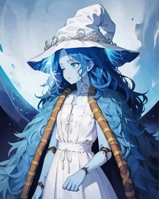 anime blue witch Diamond Paints Anime Blue Witch Diamond Painting