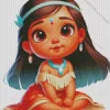 Baby Pocahontas Diamond Painting