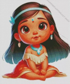 Baby Pocahontas Diamond Painting