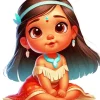 Baby Pocahontas Diamond Painting