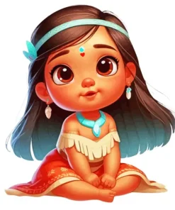 Baby Pocahontas Diamond Painting