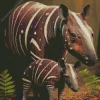 Baby Tapir Diamond Painting