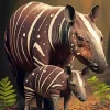 Baby Tapir Diamond Painting