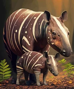 Baby Tapir Diamond Painting