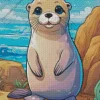 Baby Walrus Diamond Painting