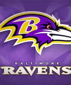 Baltimore Ravens Logo Diamond Painting
