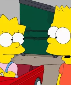 Bart And Lisa Diamond Painting