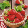 Basket Of Strawberries Diamond Painting