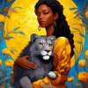 Beauty And The Lion Diamond Painting