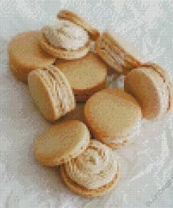 Beige Macarons Diamond Painting