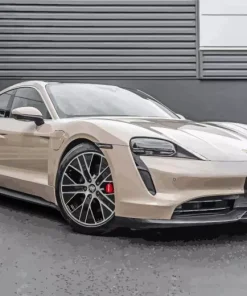 Beige Porsche Diamond Painting