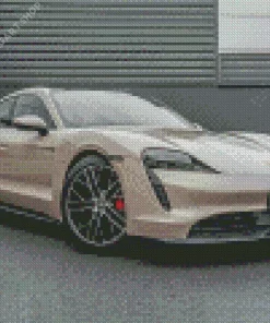 Beige Porsche Diamond Painting