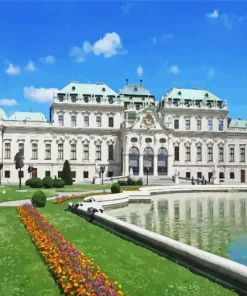 Belvedere Garden Vienna Diamond Painting