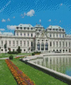 Belvedere Garden Vienna Diamond Painting