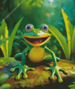 Big Mouth Frog Diamond Painting