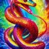 Big Rainbow Snake Diamond Painting