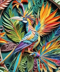 Bird Of Paradise Art Diamond Painting