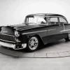 Black 55 Chevy Bel Air Diamond Painting