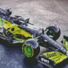 Black And Green F1 Car Diamond Painting