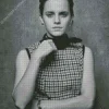 Black And White Emma Watson Diamond Painting