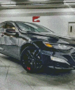Black Chevy Malibu Diamond Painting