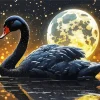 Black Swan Diamond Painting