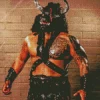 Black Taurus Profesional Wrestler Diamond Painting