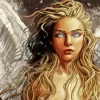 Blonde Angel Diamond Painting