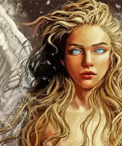 Blonde Angel Diamond Painting
