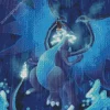 Blue Charizard Diamond Painting