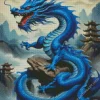 Blue Dragon Diamond Painting