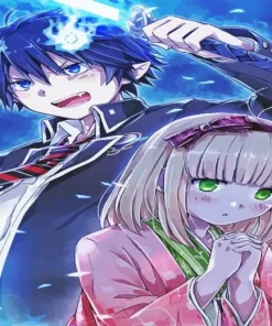 Blue Exorcist Rin And Shiemi Diamond Painting