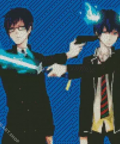 Blue Exorcist Rin And Yukio Diamond Painting