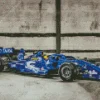 Blue Formula 1 Racing Car Diamond Painting